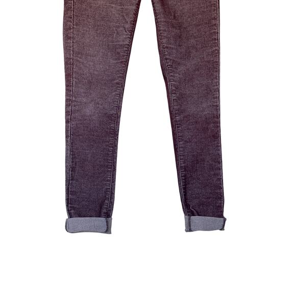 Carve Designs Women’s Skinny Corduroy Pants Size 4 Maroon Heathered Spice EUC - Picture 6 of 14